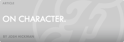 on character